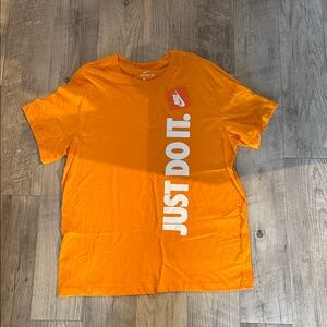 Nike Orange Just Do It Tee